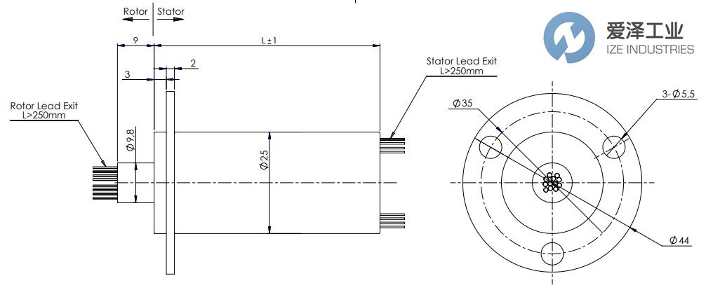 SERVO DRIVE滑環(huán)KS25-4x6A-44x2A-AL 愛澤工業(yè) ize-industries (2).png