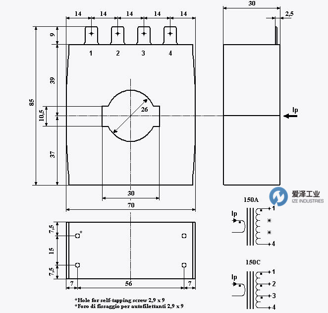 SIRIO變壓器TA系列 愛(ài)澤工業(yè) izeindustries（1）.jpg